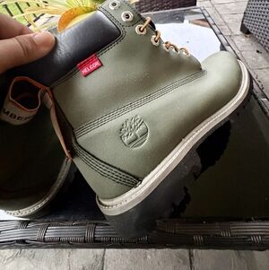 Timberland Helcor Olive and Black Boots